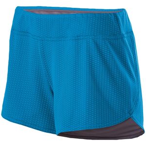 Holloway 229369 - Ladies Boundary Shorts Bright Blue/Graphite