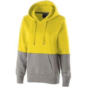 Holloway 229378 - Ladies Ration Hoodie Bright Yellow/Charcoal Heather