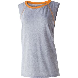 Holloway 229379 - Juniors' Gunner Shirt Athletic Heather/Bright Orange