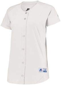 Russell 737VTX - Ladies Stretch Faux Button Jersey