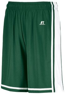 Russell 4B2VTM - Legacy Basketball Shorts Dark Green/White