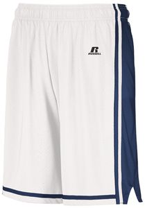 Russell 4B2VTM - Legacy Basketball Shorts Blanco / Azul marino
