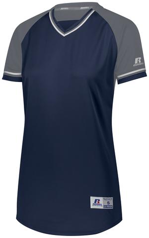 Russell R01X3X - Ladies Classic V Neck Jersey