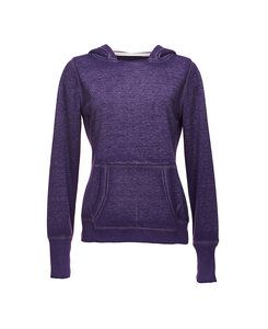 J. America JA8912 - Ladies' Zen Pullover Hood Twisted Plum