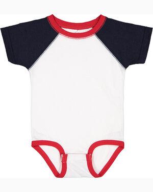 Rabbit Skins LA4430 - Infant Baseball Fine Jersey Bodysuit