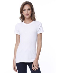 StarTee ST1210 - Ladies Cotton Crew Neck T-shirt Blanco