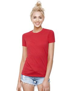 StarTee ST1210 - Ladies Cotton Crew Neck T-shirt Rojo