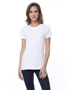 StarTee ST1410 - Ladies CVC Crew Neck T-shirt Blanco