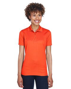 UltraClub 8210L - Ladies Cool & Dry Mesh Piqué Polo Naranja