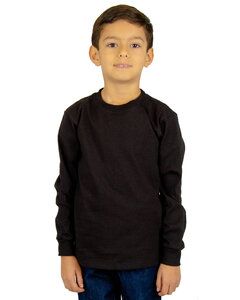 Shaka Wear SHLSY - Youth 5.9 oz., Active Long-Sleeve T-Shirt Negro