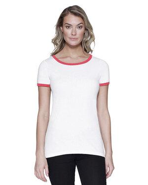 StarTee ST1431 - Ladies CVC Ringer T-Shirt