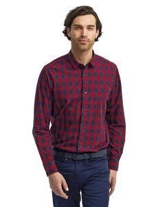 Artisan Collection by Reprime RP250 - Mens Mulligan Check Long-Sleeve Cotton Shirt