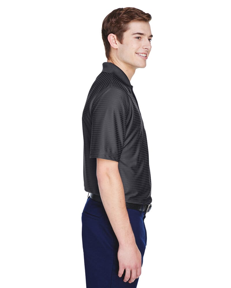 UltraClub 8413 - Men's Cool & Dry Elite Tonal Stripe Performance Polo