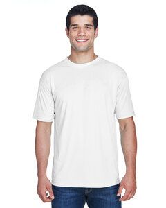 UltraClub 8420 - Men's Cool & Dry Sport Performance Interlock T-Shirt Blanco