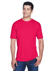 UltraClub 8420 - Men's Cool & Dry Sport Performance Interlock T-Shirt Rojo