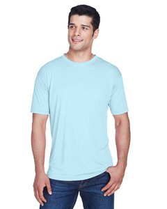 UltraClub 8420 - Men's Cool & Dry Sport Performance Interlock T-Shirt Ice Blue