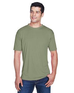 UltraClub 8420 - Men's Cool & Dry Sport Performance Interlock T-Shirt Verde Militar