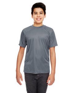 UltraClub 8420Y - Youth Cool & Dry Sport Performance Interlock T-Shirt Charcoal