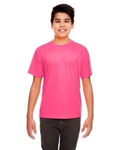 UltraClub 8420Y - Youth Cool & Dry Sport Performance Interlock T-Shirt Heliconia