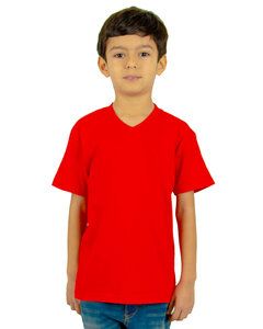 Shaka Wear SHVEEY - Youth 5.9 oz., V-Neck T-Shirt Rojo