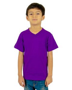 Shaka Wear SHVEEY - Youth 5.9 oz., V-Neck T-Shirt Púrpura