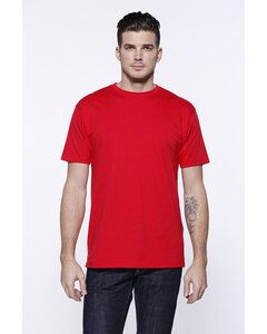 StarTee ST2110 - Men's Cotton Crew Neck T-Shirt Rojo