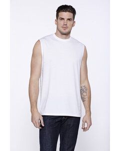 StarTee ST2150 - Men's Cotton Muscle T-Shirt Blanco