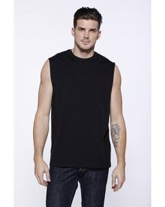 StarTee ST2150 - Men's Cotton Muscle T-Shirt Negro