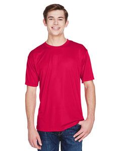 UltraClub 8620 - Men's Cool & Dry Basic Performance T-Shirt Rojo