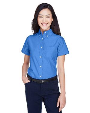 UltraClub 8973 - Ladies Classic Wrinkle-Resistant Short-Sleeve Oxford