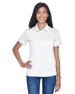 UltraClub 8445L - Ladies Cool & Dry Stain-Release Performance Polo Blanco