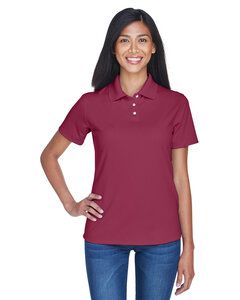 UltraClub 8445L - Ladies Cool & Dry Stain-Release Performance Polo Granate