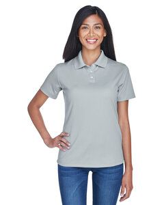 UltraClub 8445L - Ladies Cool & Dry Stain-Release Performance Polo Plata