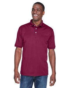 UltraClub U8315 - Men's Platinum Performance Piqué Polo with TempControl Technology Granate