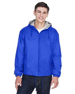 UltraClub 8915 - Adult Fleece-Lined Hooded Jacket Royal