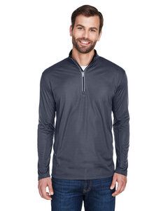 UltraClub 8230 - Men's Cool & Dry Sport Quarter-Zip Pullover Charcoal