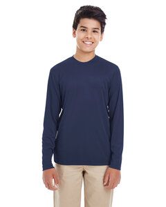UltraClub 8622Y - Youth Cool & Dry Performance Long-Sleeve Top Marina