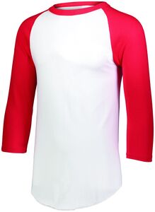Augusta Sportswear 4420 - Baseball Jersey 2.0 Blanco / Rojo