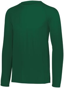 Augusta Sportswear 2795 - Attain Wicking Long Sleeve Tee Verde oscuro