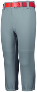 Augusta Sportswear 1486 - Youth Pull Up Baseball Pant With Loops Blue Grey