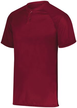 Augusta Sportswear 1565 - Attain Wicking Two Button Baseball Jersey