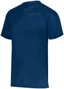 Augusta Sportswear 1566 - Youth Attain Wicking Two Button Baseball Jersey Marina