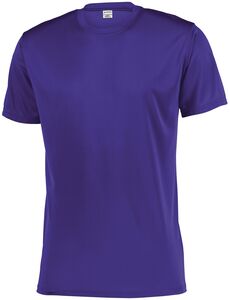 Augusta Sportswear 4790 - Attain Wicking Set In Sleeve Tee Purple (Hlw)