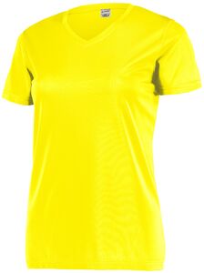 Augusta Sportswear 4792 - Ladies Attain Wicking Set In Sleeve Tee  Electric Yellow