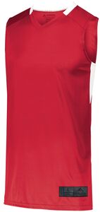 Augusta Sportswear 1731 - Youth Step Back Basketball Jersey Red/White