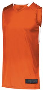 Augusta Sportswear 1731 - Youth Step Back Basketball Jersey Orange/White