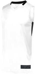 Augusta Sportswear 1731 - Youth Step Back Basketball Jersey Blanco / Negro