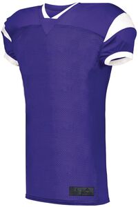 Augusta Sportswear 9583 - Youth Slant Football Jersey Purple/White