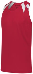 Augusta Sportswear 343 - Overspeed Track Jersey Scarlet/White