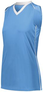 Augusta Sportswear 1687 - Ladies Rover Jersey Columbia Blue/White
